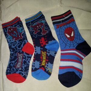 Spiderman Boys Socks Set Of 3 Brand New